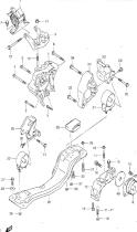 SUZUKI 11610-79J52-000 - SOPORTE MOTOR, DERECHO