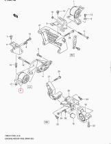 SUZUKI 11620-84E50-000 - TACO MOTOR IGNIS