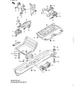 SUZUKI 11741-67J00-000 - SOPORTE TRASERO MOTOR