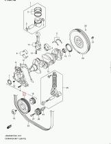 SUZUKI 12610-67JG1-000 - POLEA CIGUEÑAL