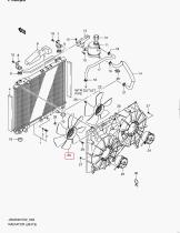 SUZUKI 17111-66J10-000 - VENTILADOR MOTOR  7 ASPAS