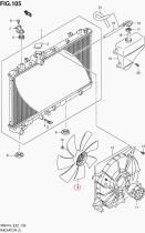 SUZUKI 17111-79J00-000 - VENTILADOR MOTOR