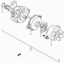 SUZUKI 33100-70E00-000 - DISTRIBUIDOR