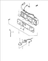 SUZUKI 35604B80014-000 - INTERMITENTE TRASERO IZQUIERDO
