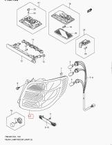 SUZUKI 35670-79J00-000 - PILOTO TRASERO IZQDO.