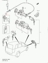 SUZUKI 37145-55JA0-000 - LLAVES SWIFT CON MANDO