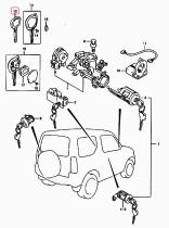 SUZUKI 37145-57J50-000 - LLAVE CON INMOBILIZADOR