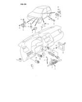 SUZUKI 37280-70F00-000 - INTERRUPTOR ANTINIEBLA TRASERO