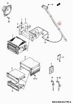 SUZUKI 39250-82A00-000 - ANTENA RADIO