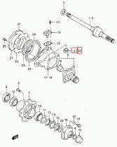 SUZUKI 45630-84C00-000 - RODAMIENTO  PIVOTE JIMNY