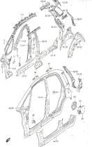 SUZUKI 64511-79J20-P31 - PANEL LAT. EXT. IZDO.