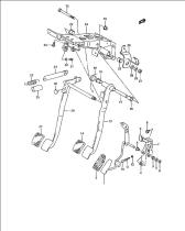 SUZUKI 49821-62A51-000 - PALANCA PEDAL DE EMBRAGUE