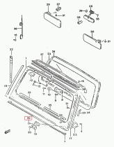 SANTANA 02142A06165 - TORNILLO BISAGRAS PARABRISA