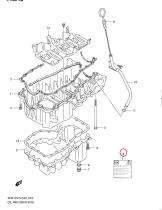SANTANA 11499-84A50 - ETIQUETA NIVEL DE ACEITE JI