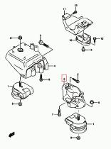 SANTANA 11651-84A00 - SOPORTE DELANT.MOTOR,MTG L/I