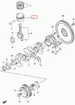 SANTANA 12111A63B00-0A1 - PISTON (STD MARCA 1)
