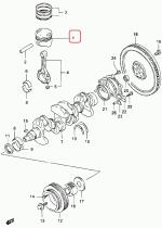 SANTANA 12111A63B00-0A2 - PISTON (STD MARCA 2)