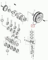 SANTANA 12620-84CB0 - C/ VOLANTE MOTOR