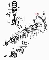 SANTANA 12620A73001 - C/ VOLANTE MOTOR