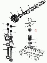 SANTANA 12931-86CA0 - CAZOLETA MUELLE VALVULA