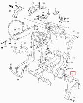 SANTANA 13620-57B01 - REFUERZO COLECTOR ADMI.