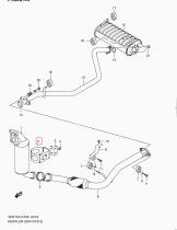 SANTANA 14173-84A50 - REFUERZO, TUBO ESCAPE