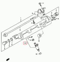 SANTANA 15710-52G00 - INYECTOR,COMBUSTIBLE