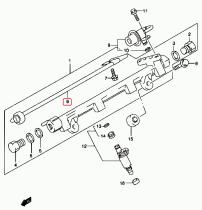 SANTANA 15830-81A00 - JUNTA, COMBUSTIBLE PRINCIPAL