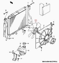 SANTANA 17100-84A50 - VENTILADOR