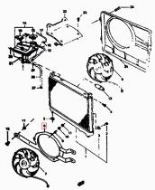SANTANA 17119-86CB0 - SOPORTE, VENTILADOR