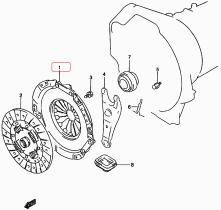 SANTANA 22100-66DA0 - PLATO DE PRESION (DIAM.215)