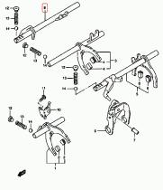 SANTANA 25410-84A00 - EJE SELECTOR 1A Y 2A VEL