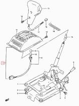 SANTANA 28150-57B30 - INDICADOR,SELECTOR PALANCA