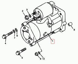 SANTANA 31100-86CC0 - CONJUNTO MOTOR DE ARRANQUE