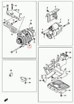 SANTANA 31400-84A00 - C/ ALTERNADOR