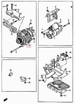 SANTANA 31400-84A11 - C/ ALTERNADOR, JIMNY E-4