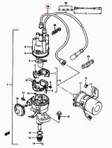 SANTANA 33710-83020 - CABLE,ALTA TENSION,Nº1