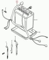 SANTANA 33800-85C20 - CABLE POSITIVO BATERIA 7MCH