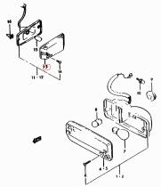SANTANA 36412-78400 - PLASTICO PILOTO