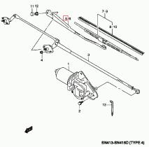 SANTANA 38310-82A00 - C/BRAZO L/D (JIMNY)