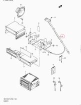 SANTANA 39250-81A01 - C/ANTENA C/D (JIMNY E4)