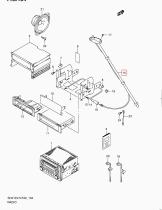 SANTANA 39250-81A11 - C/ANTENA C/I (JIMNY E4)