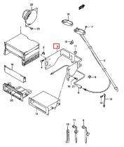 SANTANA 39321-00000 - SOPORTE RADIO (JIMNY)