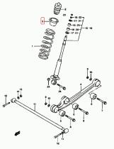SANTANA 41211-81A00 - SILLO,MUELLE TRASERO SUP