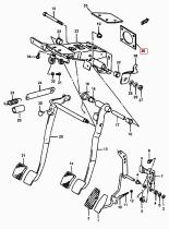 SANTANA 49711-86CB0 - JUNTA SOPORTE PEDAL FRONTAL