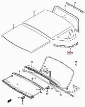 SANTANA 53183-82A10 - FIJACION TOLDO LONA L/I