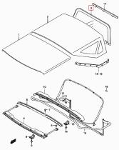 SANTANA 53206-82A00-BDS - VENTANA TRASERA(JIMNY/EMMED