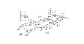 SANTANA 71515-60A00 - SILENTBLOCK SUP.DEL.