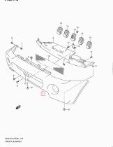 SANTANA 71711-81A00-5PK - PARAGOLPES DEL./NEGRO-JIMNY