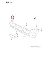 SANTANA 71811-82A00 - PARAGOLPES TRASERO:NEGRO/JI